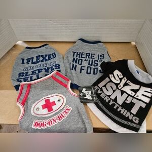 New Small Dog Tshirts. NWT (C)